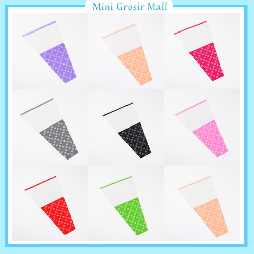 

20 Lembar Plastik buket bunga instan motif bunga kecil wrapping paper KB6154