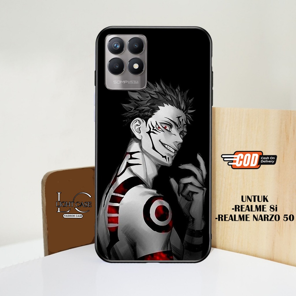 CASE GLOSSY REALME 8i || REALME NARZO 50  dan ALL TYPE SMARTPHONE & ANDROID Bisa request tipe Cassin