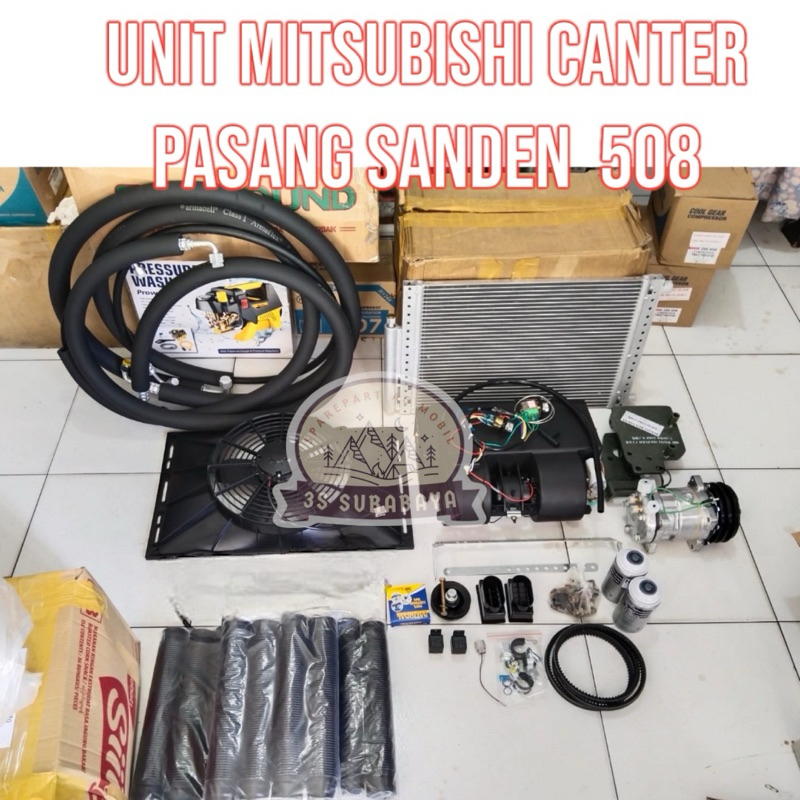 Unit Ac Canter Mitsubishi Spek Dewa ! Pasang Sanden Asli Tinggal Pasang Ac Truk Ac Mobil Lengkap (Ba