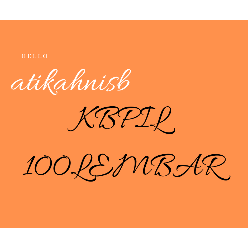 

ORDER KUSUS KBP1L 1BOX ISI 100LEMBAR/Impl4n ♥