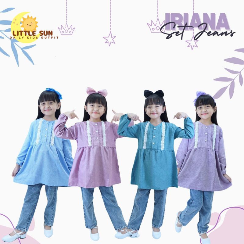 IRIANA SET JEANS BY LITTLE SUN