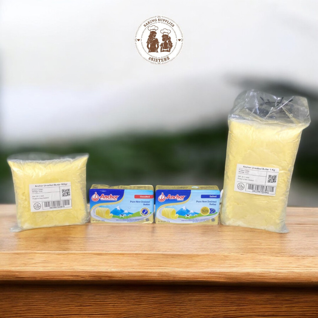 

Anchor Butter Salted / Unsalted Mentega Asin dan Mentega Tawar