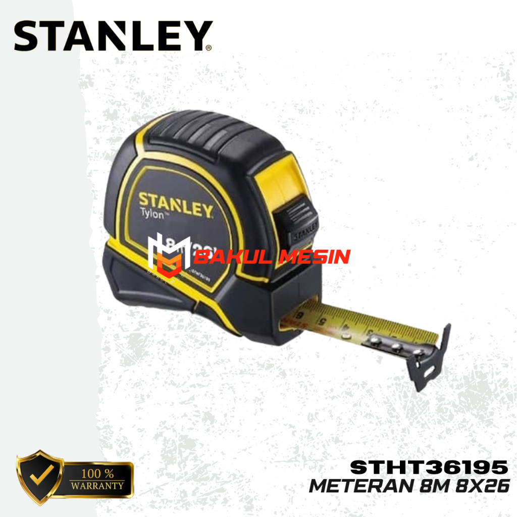 STANLEY STHT36195-180TH Meteran 8M 8X26 Measuring Tylon Tape Rules