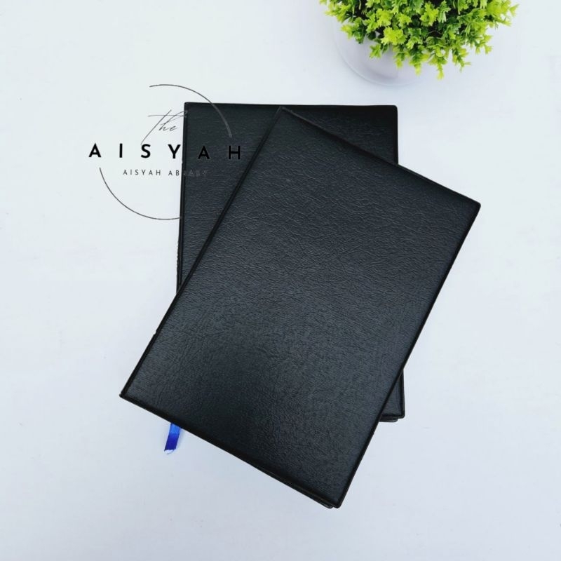 

buku agenda cover polos/Agenda cover polos hitam uk A5 21 cm x 14 cm (terima cetak costume merek)