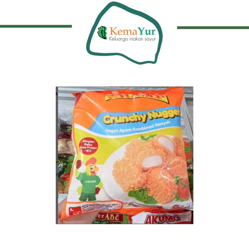 

FROZEN CHAMP NUGET CRUNCY KEMASAN 450GR