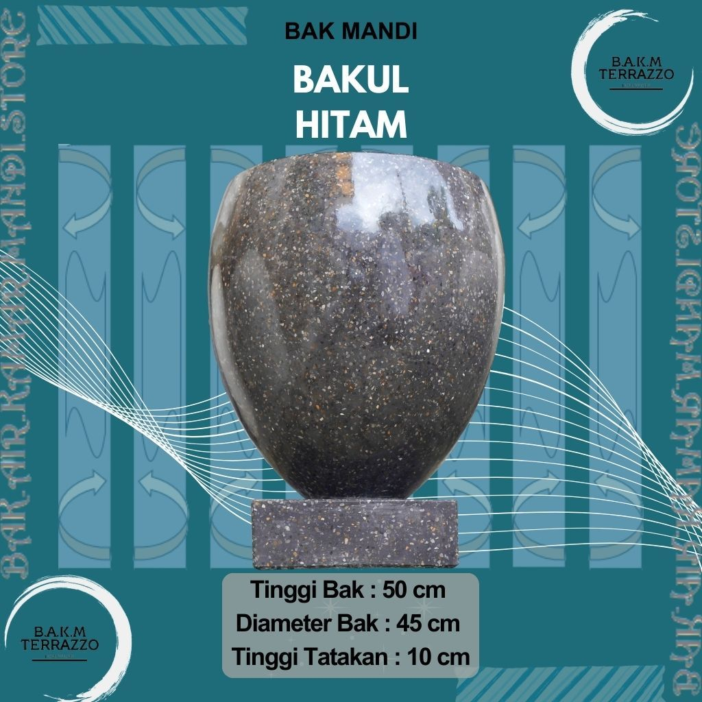 BAK AIR KAMAR MANDI | BAK MANDI TERASO MINIMALIS | BAK MANDI TERRAZZO GENTONG KERAMIK