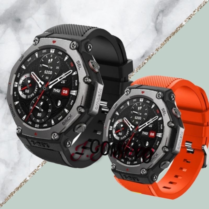 Strap Watch Band Rubber Silicone Silikon Tali Jam Tangan Amazfit T Rex Trex Ultra 1 2 3 Pro