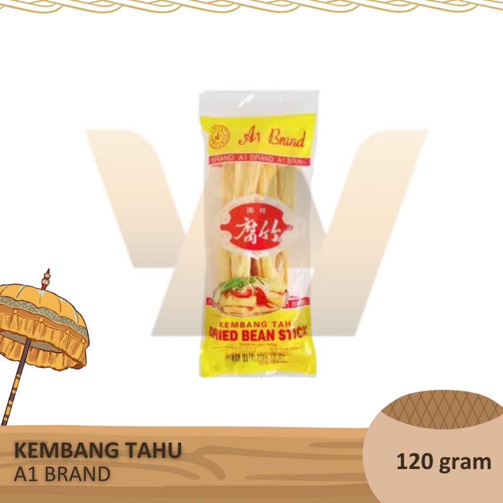 

Kembang Tahu / Fucuk / Tauki / Dried Bean Stick A1 Brand 120 gram