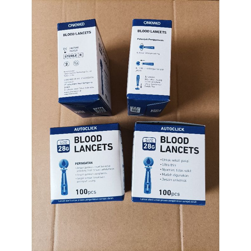 Blood Lancet Onemed | Jarum lancet merk Onemed 28 gram