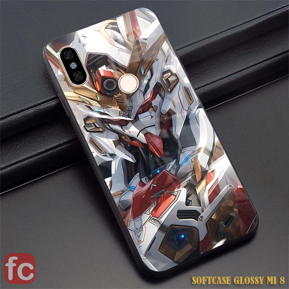 Softcase Glossy Xiaomi Mi 8 |FR83| Mi 8lite Lite Case Kilau Mi8 | Kesing Silicon Casing Freedom Case