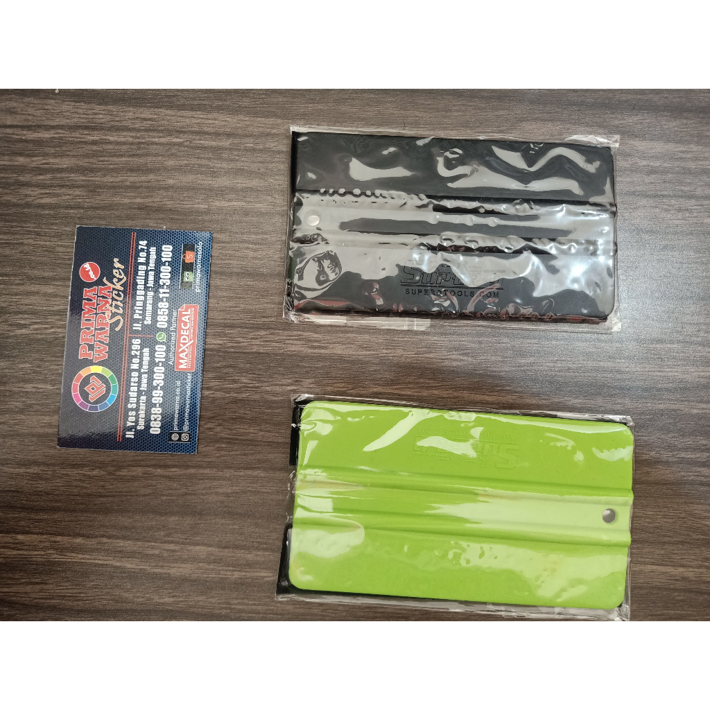 Super-D Rubber Squeegee Black - Rakel Besut Karet Hitam