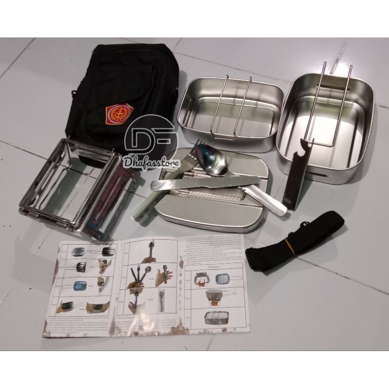 NESTING / MISTING TERBARU TNI. MISTING COOKING SET TNI. MISTING JATAH TNI