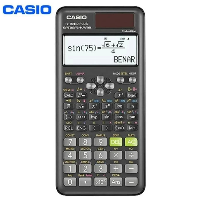 

Casio FX 991 ID Plus - Scientific Kalkulator Kuliah Sekolah FX-991ID PLUS garansi 1 tahun