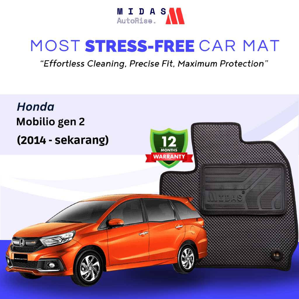 Karpet mobil Midas Honda Mobilio (2014-sekarang)