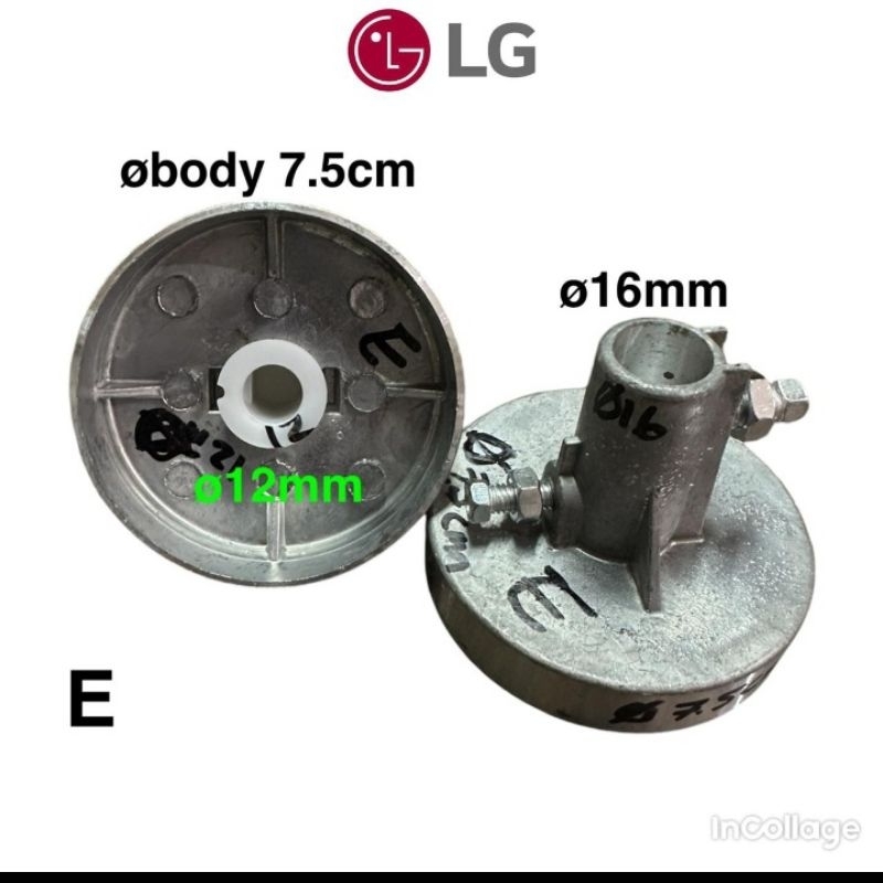 puly pully as dinamo spin pengering mesin cuci LG