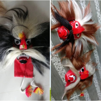 Permainan Anak Tradisional Mainan Budaya Tradisional Jaranan Kuda Lumping Topeng Bujang Ganong Kayu 