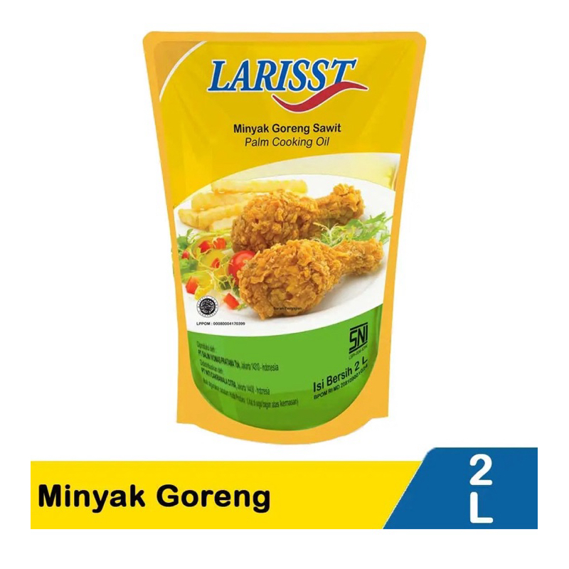

Larisst minyak goreng 2 liter —TND02