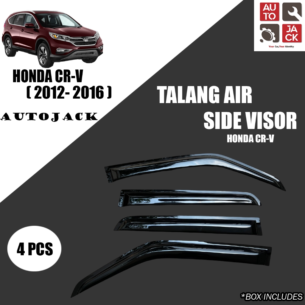 TALANG AIR CRV 2012 - 2013 / SIDE VISOR HONDA CRV / ACCESSORIES HONDA CRV 2012 - 2013
