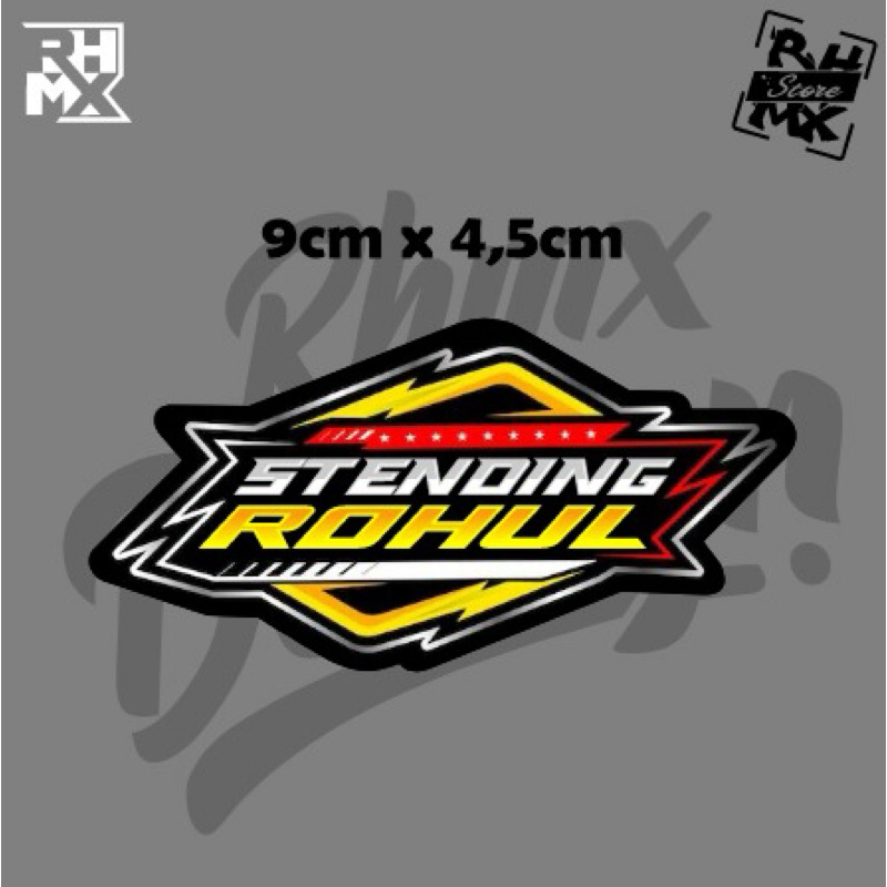 sticker stending ROHUL sticker racing pack motor viral terbaru stiker ROHUL PRIDE vinyl stiker STEND