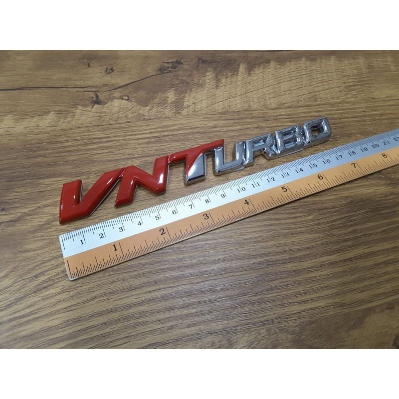Emblem VNT turbo fortuner/emblem tulisan VNT turbo fortuner