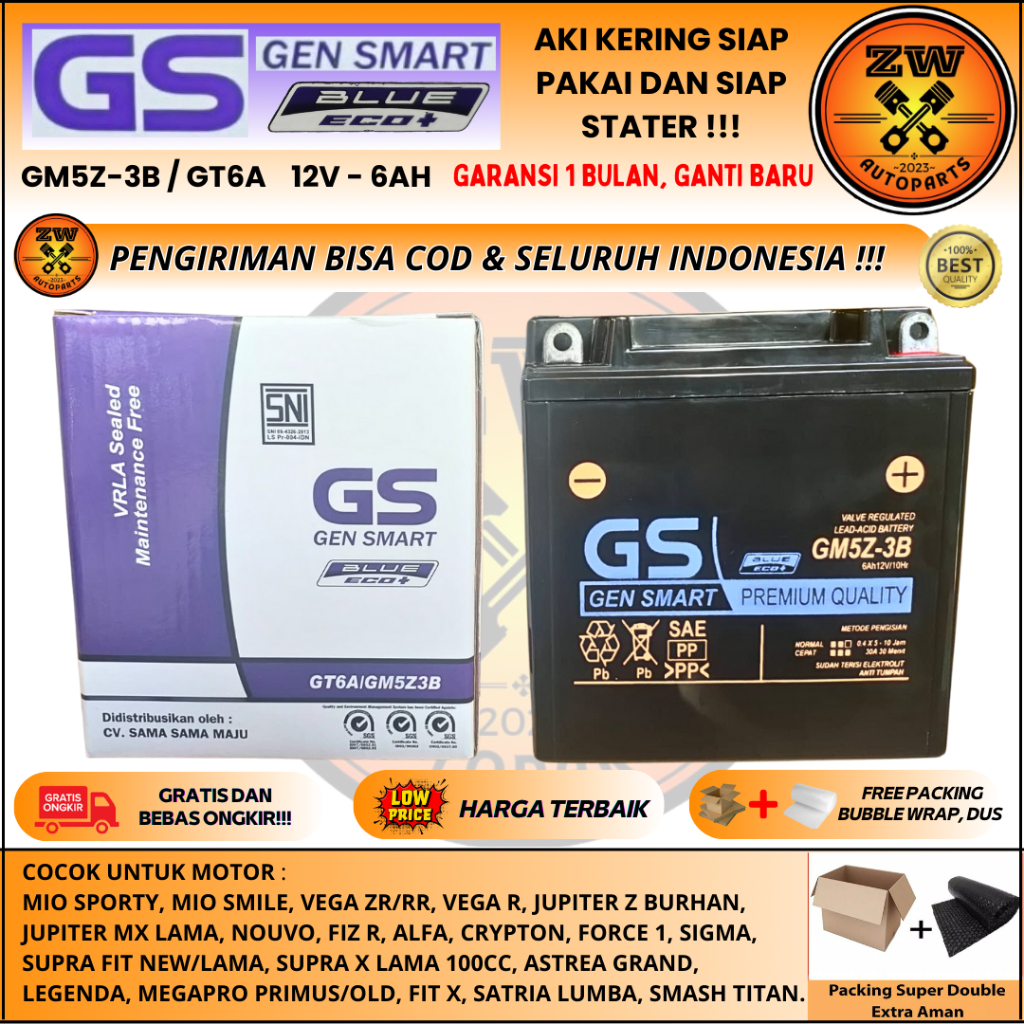 AKI MOTOR SUPRA X LAMA 100CC, ASTREA GRAND, LEGENDA, FIT X GM5Z-3B GS GEN MF