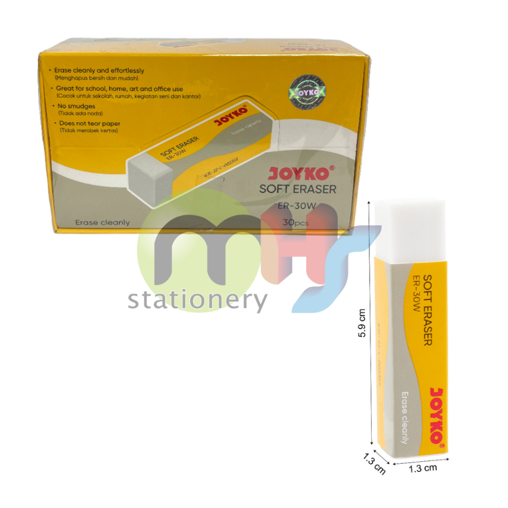 

Eraser Penghapus Joyko ER-30W 1 BOX 30 PCS