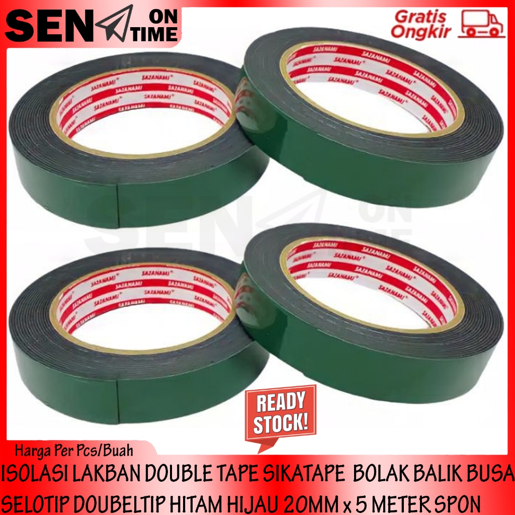 

Double Tape Solatip Lakban Hijau Foam Busa 20 Mm 5 Meter 5m Isolasi Bulak Balik Doubel Dobel Doubel Double Selotip Plakban Bolak Dabel Dauble Solasi Solasiban Roll Ijo Nachi Selatip Masking Packing Selasiban Solasiban Perekat Lem Lim Besar Gulung