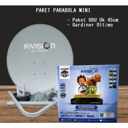 Paket Parabola Mini Garmedia K-Vision