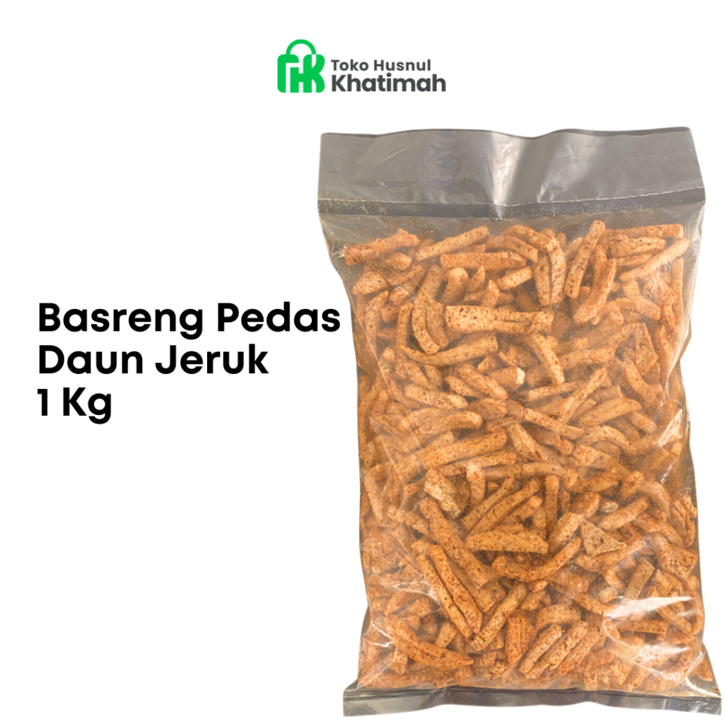 

WL Basreng Pedas Daun Jeruk 1kg - Basreng Enak Halal Keripik Baso Goreng Enak 1 kilogram