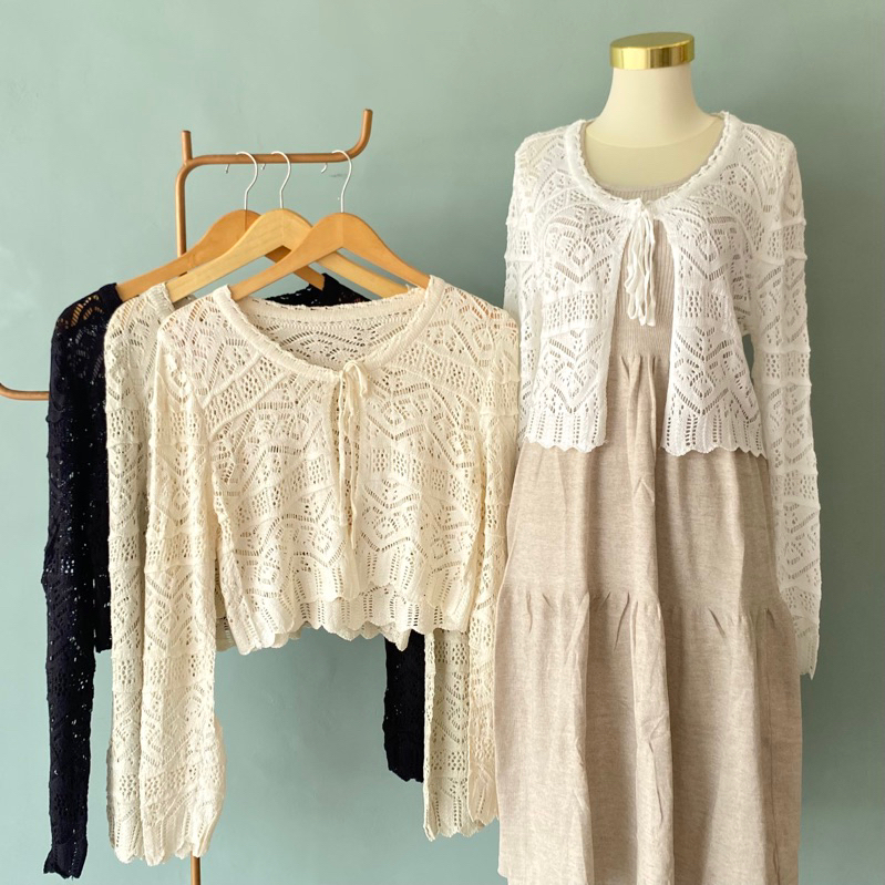 KATE KNIT CARDI - CARDIGAN KOREA RAJUT BANGKOK CARDI IMPORT