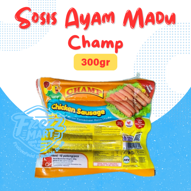 

Champ Sosis Ayam Madu 300gr isi 10 Chicken Sausage