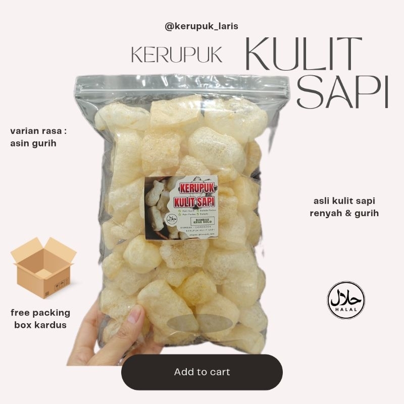 

RASA ASIN GURIH KERUPUK KULIT SAPI | RAMBAK | DOROKDOK