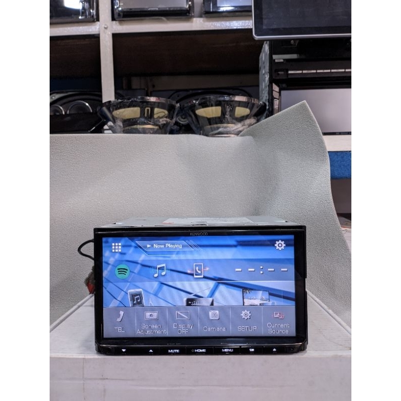 head unit double din merk kenwood seri DDX-7017-BT sudah MirrorLink