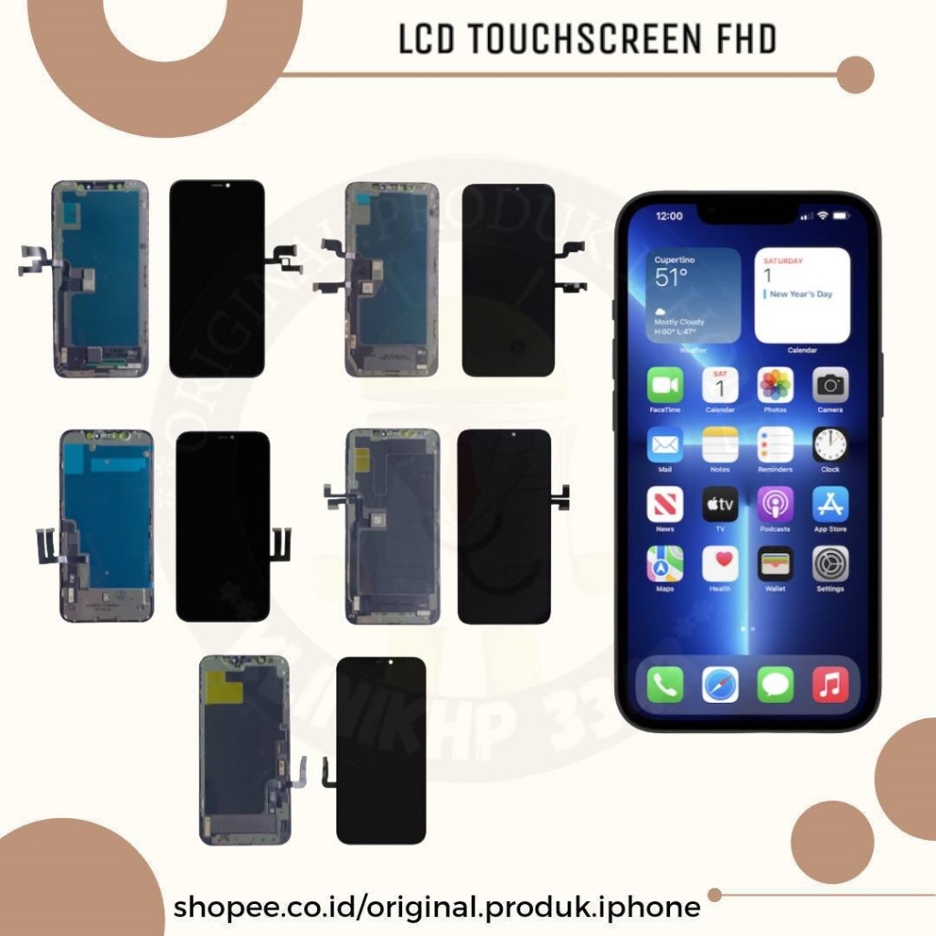 LCD TOUCHSCREEN Z-Y FHD 13/13 PRO/13 PRO MAX/13 MINI NEW ORIGINAL