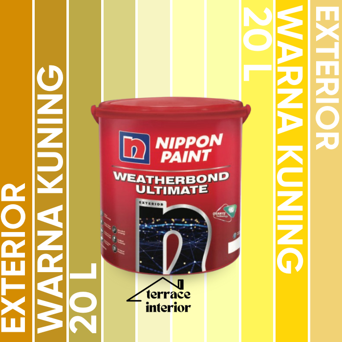 Cat Tembok Nippon Paint Ultimate warna Kuning Ukuran 20 L