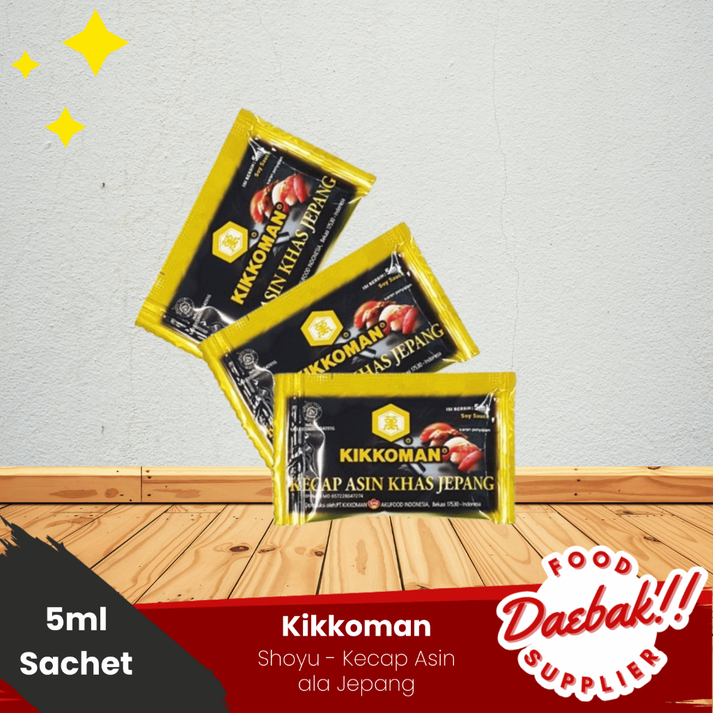 

Kikkoman Kecap Asin Khas Jepang | Soy Sauce | Sachet 5ml