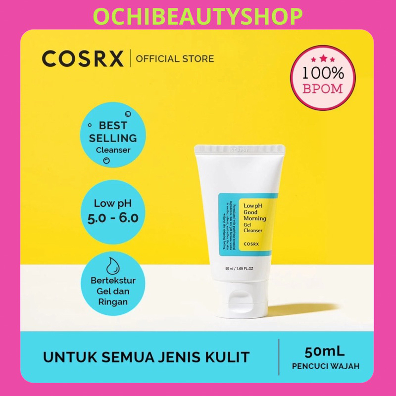 COSRX LOW PH GOOD MORNING GEL CLEANSER 50ml | COSRX SABUN WAJAH | COSRX FACIAL WASH