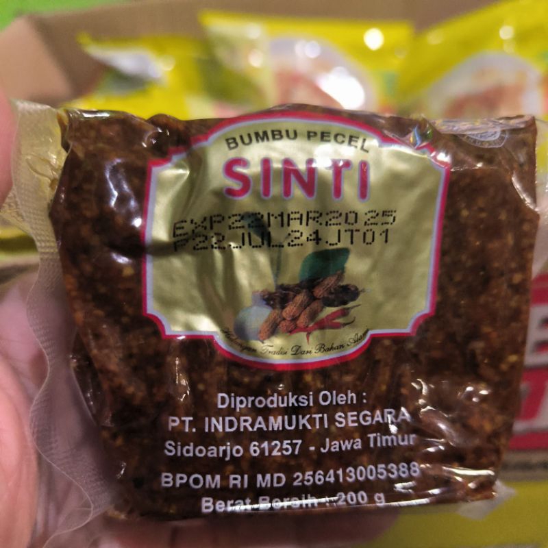 

Bumbu Pecel Sinti 200 Gram