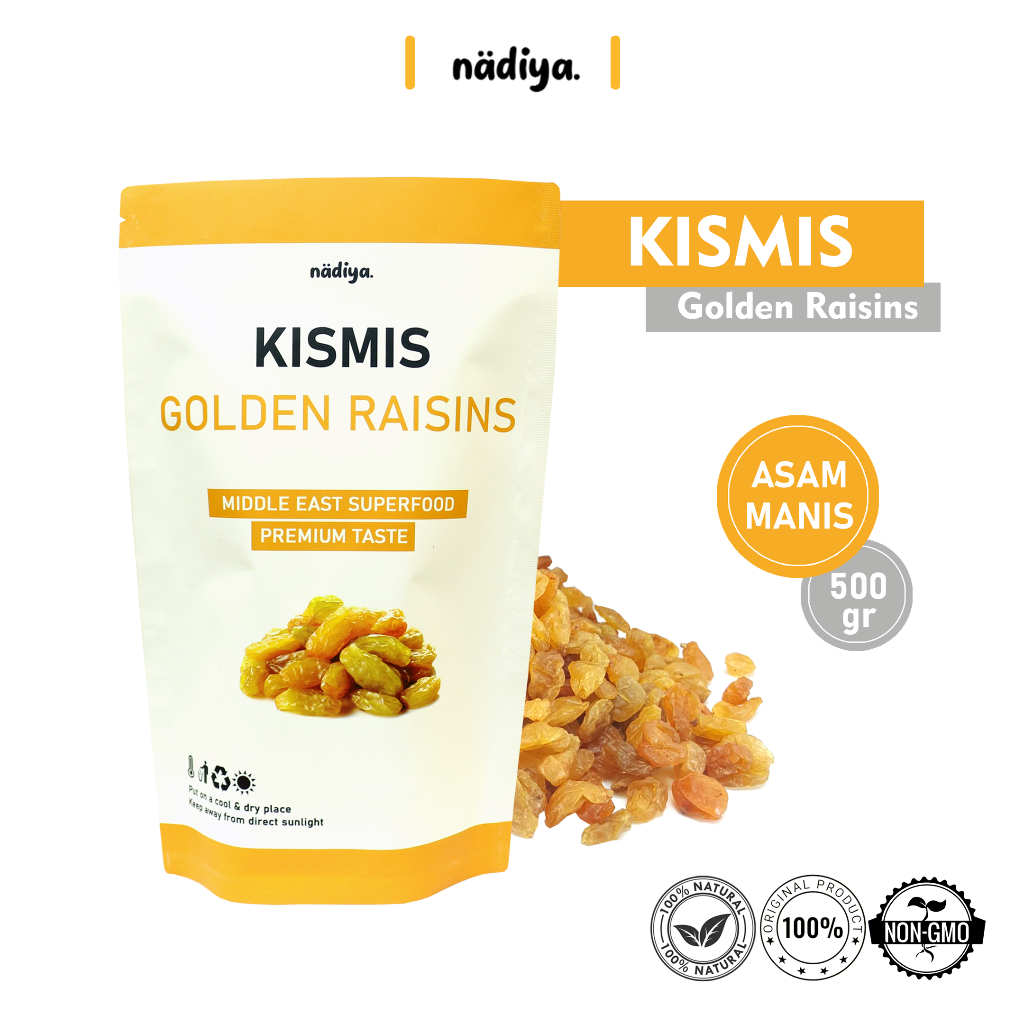 

Kismis Golden Raisins Premium 500gr Kualitas Terbaik Fresh Kaya Kalsium Oleh Oleh Haji Umroh MPASI