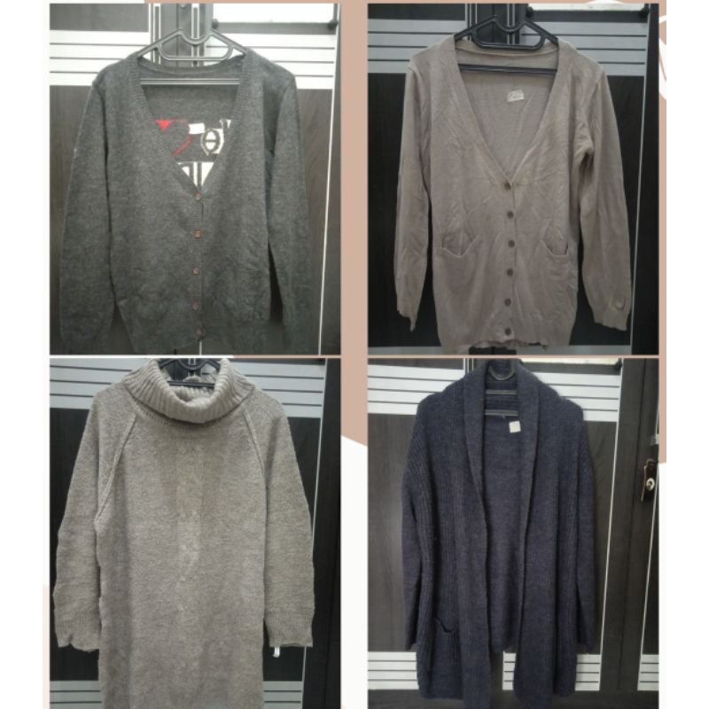 Etalase 2 Preloved / baju bekas / rajut / sweater / crop / PL / oversize / cardigan / vest