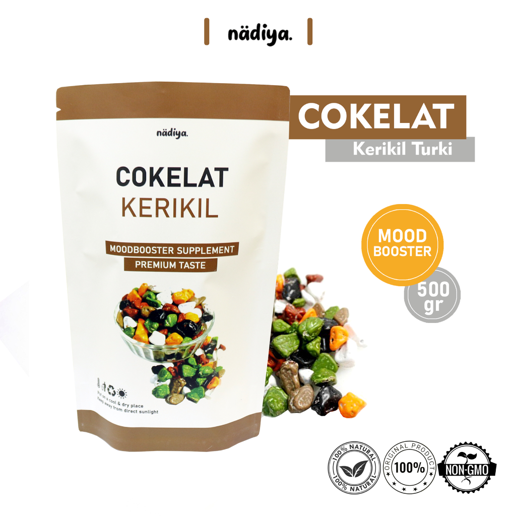 

COKELAT KERIKIL 500Gr Asli Turki Oleh oleh Haji Khas Arab Timur Tengah Stone Rock Chocolate Mood