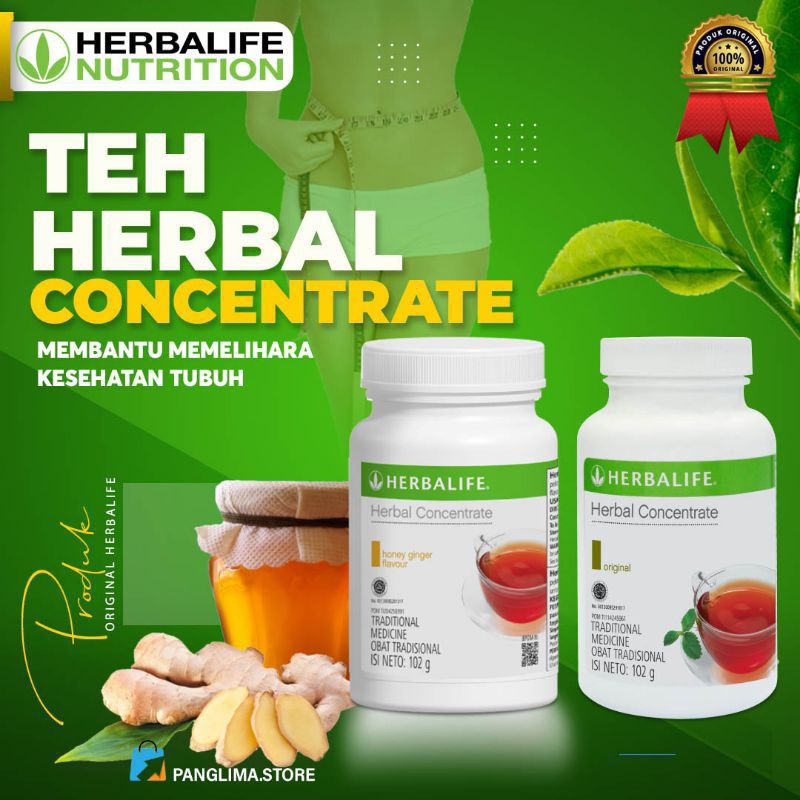 

TEH HERBALLIFE PEMBAKAR LEMAK | Tea Herballife Honey Ginger | BPOM HALAL