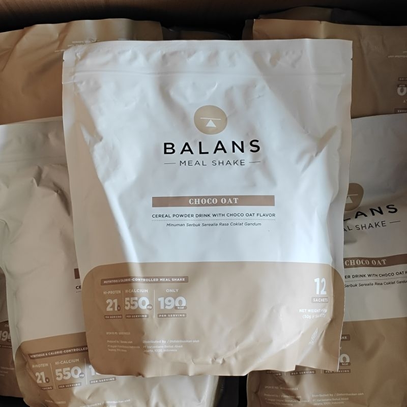 

Balans Meal Shake | Choco Oat | Regular Pack 12s
