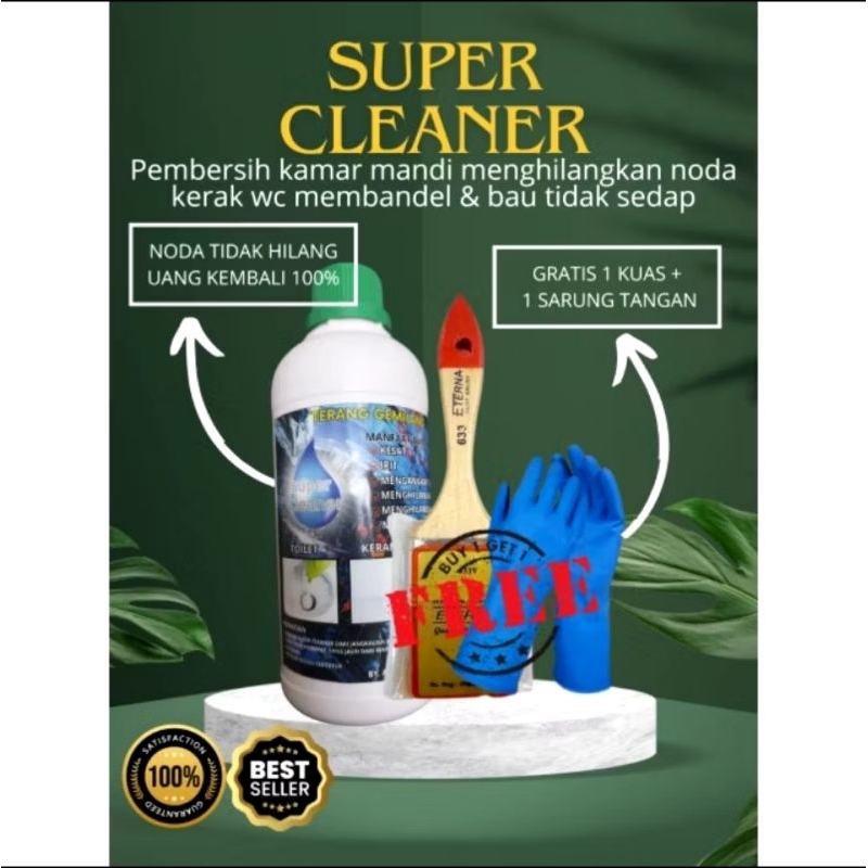 Pembersih Kamar mandi - Pembersih Noda Kamarmandi Ampuh - Pembersih Kamar Mandi Tiada Taran Dan Ampu