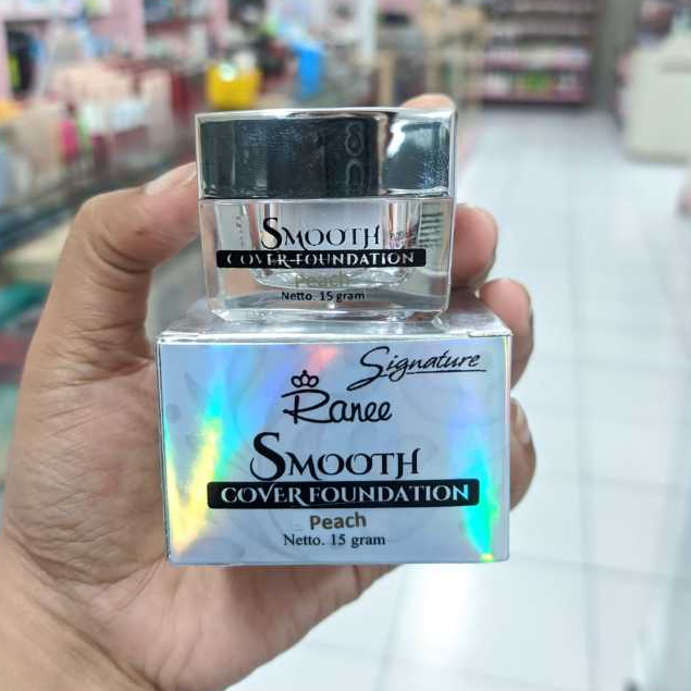 Ranee Signature Smooth Cover Foundation - Creamy Foundation Tahan Lama