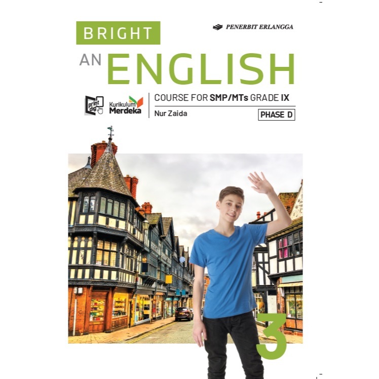 ERLANGGA - BRIGHT 3 AN ENGLISH COURSE FOR SMP/MTS/KM