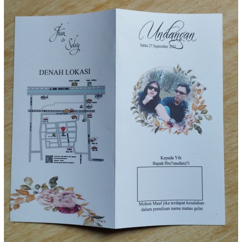 Undangan(Pernikahan,Khitanan)+Cetak