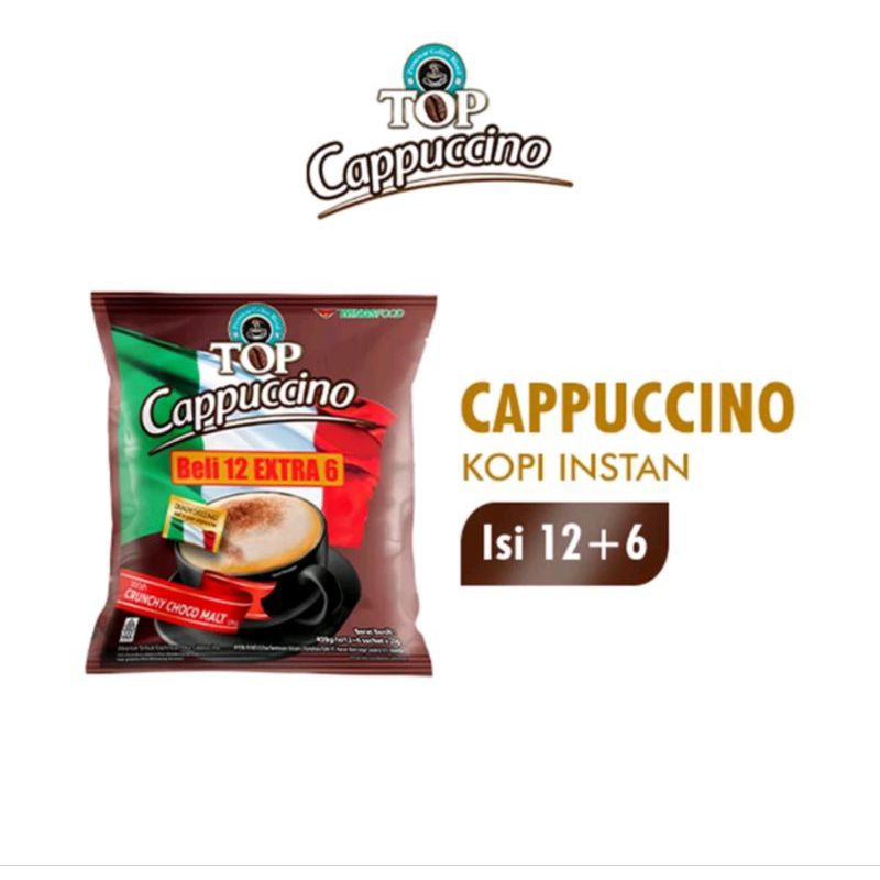 

Top Cappucino Kopi Instan isi 18 pcs