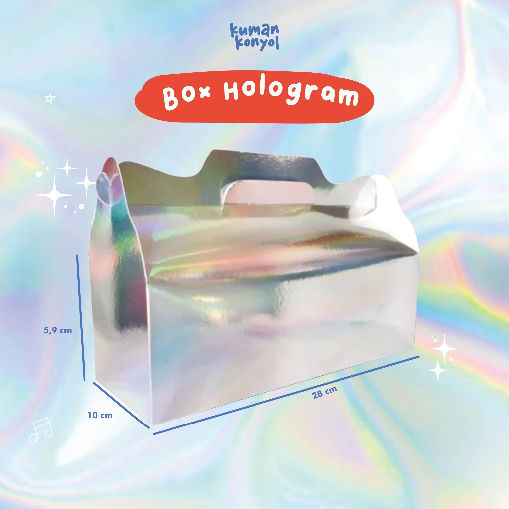

GABLE BOX HOLOGRAM ◼ PEMBUNGKUS KADO UNIK ◼ ESTETIK ◼ AESTHETIC ◼ BUNGKUS KADO MURAH VIRAL