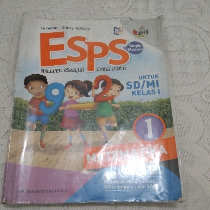 Buku ESPS Matematika kelas 1 SD